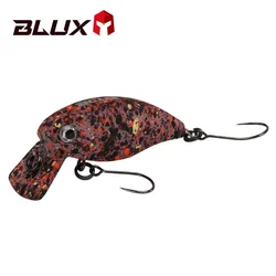 BLUX 35MM 2.2G Crankbait Floating Fishing Lure Shallow Freshwater 1-2ft Wobbler Artificial Hard Plastic Trout Bait Crank Tackle