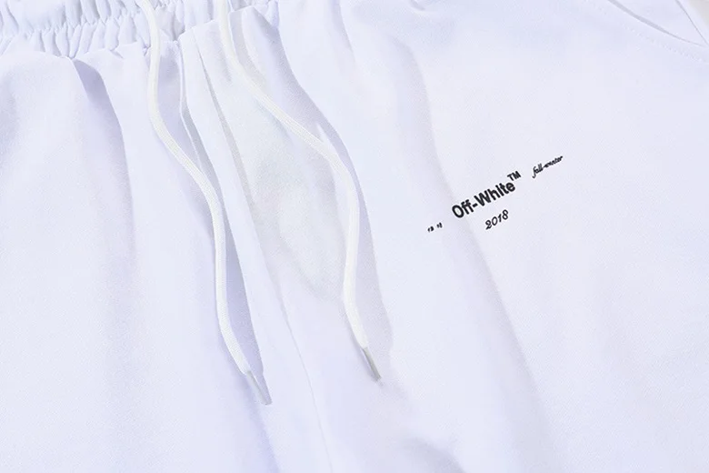 OFF-WHITE напечатаны стрелы хлопок Лето Пять мужские повседневные шорты