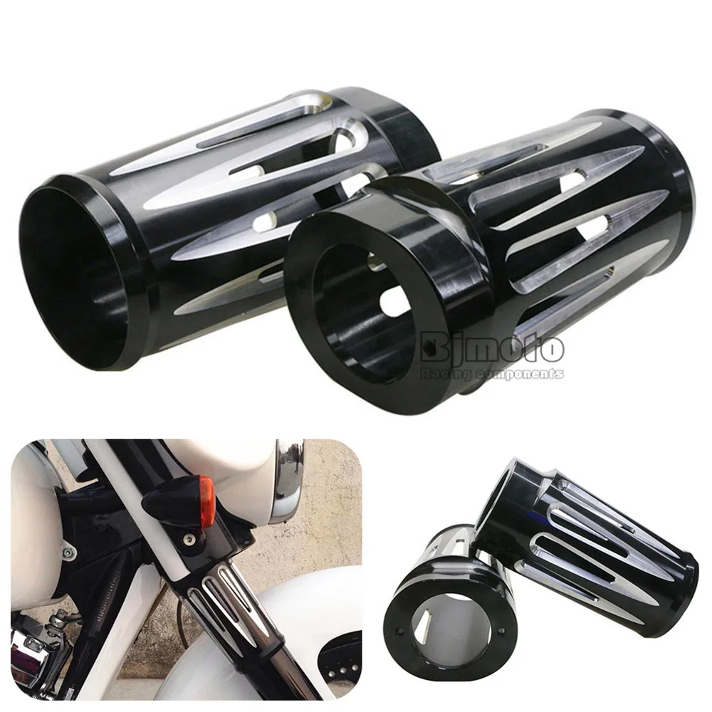 BJMOTO для Harley Touring Road King Electra Street Glide мотоциклетные алюминиевые вилки загрузки слайдер Чехлы абсорбер слайдер крышка