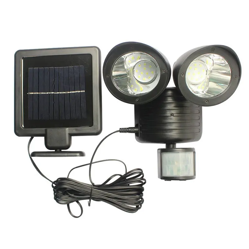 

Solar Wall Light Auto Powered 22 LEDS Motion Sensor Light Garden Yard Wall Path Spotlight for Outdoor Walkway Carport Farm
