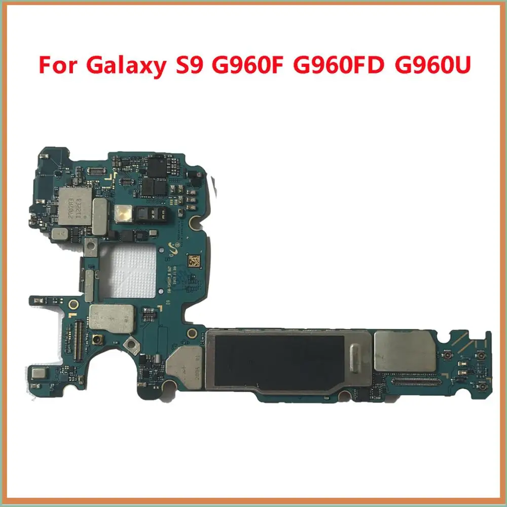 Оригинальная материнская плата для Samsung Galaxy S9 Plus G965F G965FD G960F G960FD двойная sim карта 64G