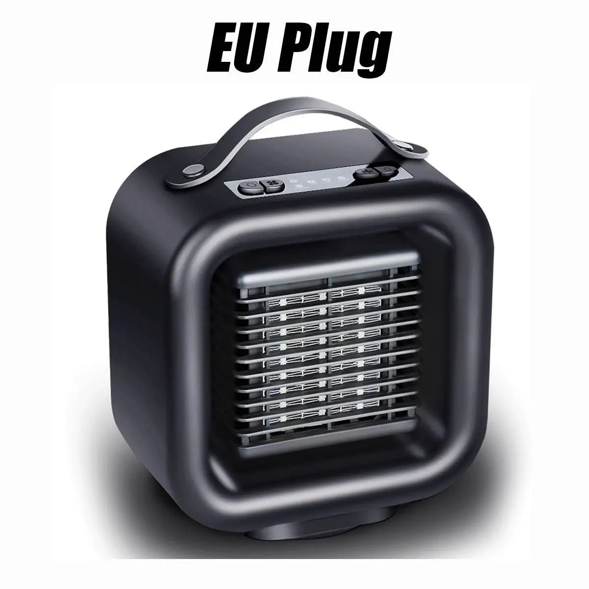 1 000 W Small Personal Space Heater Fan Winter Electric Heater Eu/us/uk Plug Desk Heater Household - Цвет: C