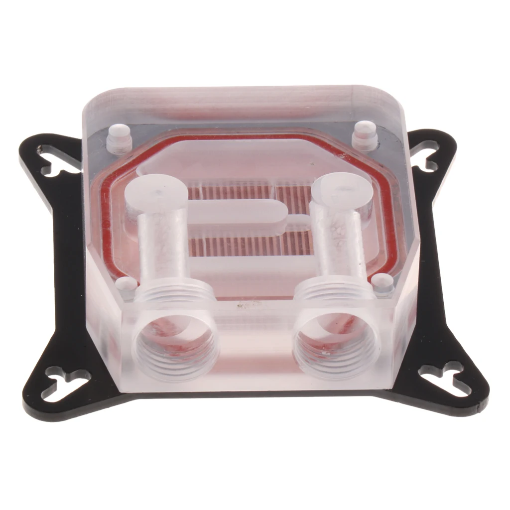 Universal GPU Water Cooling Block PC Liquid Cooler G1/4 0.8MM Waterway