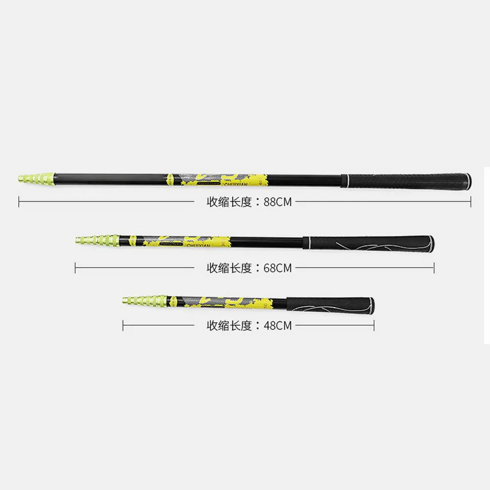 

Fishing Net Fish Landing Net Foldable Collapsible Telescopic Pole Handle Durable Mesh 4M 3M 2.1M Carbon rod Nylon