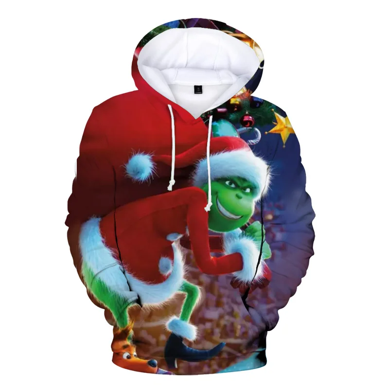 New Oversized Hoodie Men 3d Print Grinch Green Winter Sweatshirt Men/Women Sweater Jacket Fashion Pullovers Street Casual Clothe New Oversized Hoodie Men 3d Print Grinch Green Winter Sweatshirt Men/Women Sweater Jacket Fashion Pullovers Street Casual Clothe