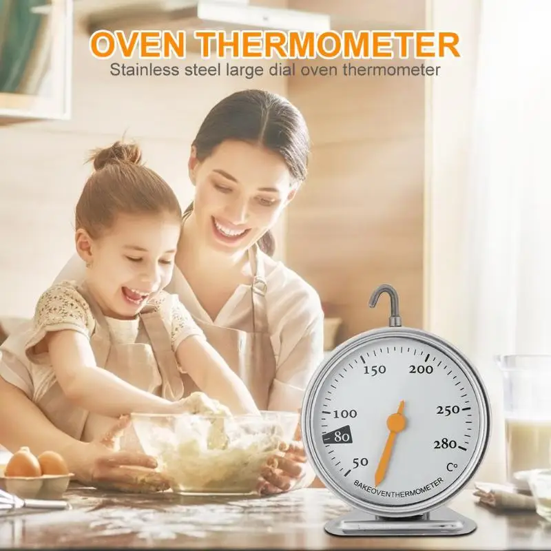 50-280 Degree High-grade Large Oven Stainless Steel Special Oven Thermometer Measuring Thermometer Bakeware Tools