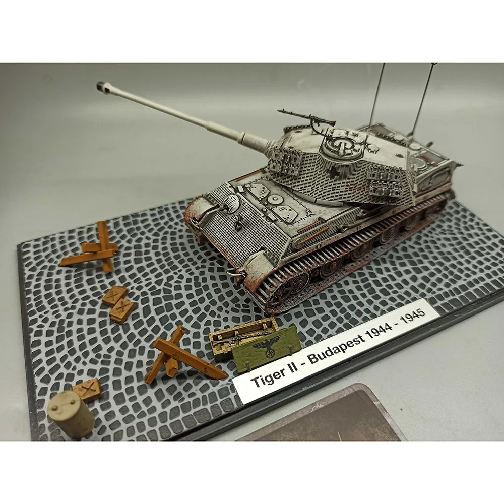 WW2 1/72 1:72 WW2 King Tank Tiger II Nomandy War Diecast  Battlefield5 GERMANY 