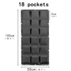 Black 18 pockets