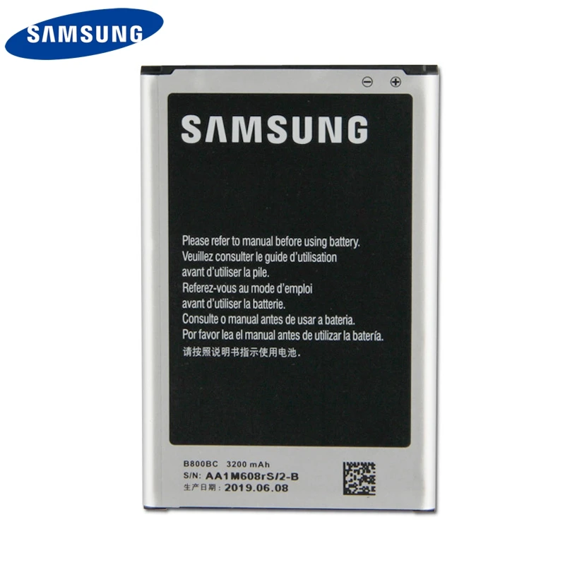 Сменный аккумулятор для телефона B800BC для samsung GALAXY NOTE 3 N9006 N9005 N900 N9009 N9008 N9002 B800BE с NFC 3200 мАч