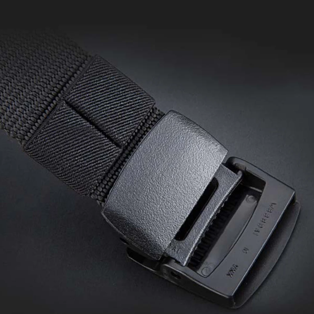 Men's casual fashion tactical belt alloy automatic buckle youth students belt outdoor sports training