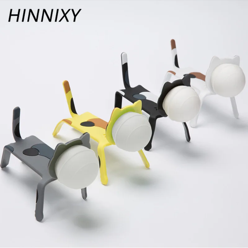 

Hinnxy Magnetic Cat Night Light Colorful Silica Gel Ball Pat Lamp Chargeable Portable Multi-function Mobile Holder Hook Lamps