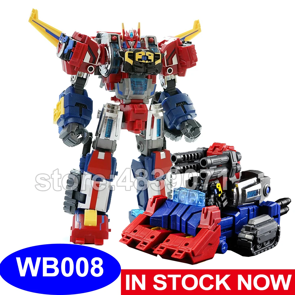 Игрушечные фигурки Fansproject FPJ красный робот-трансформер WB008 Trinix Alpho G1 | Игрушки и