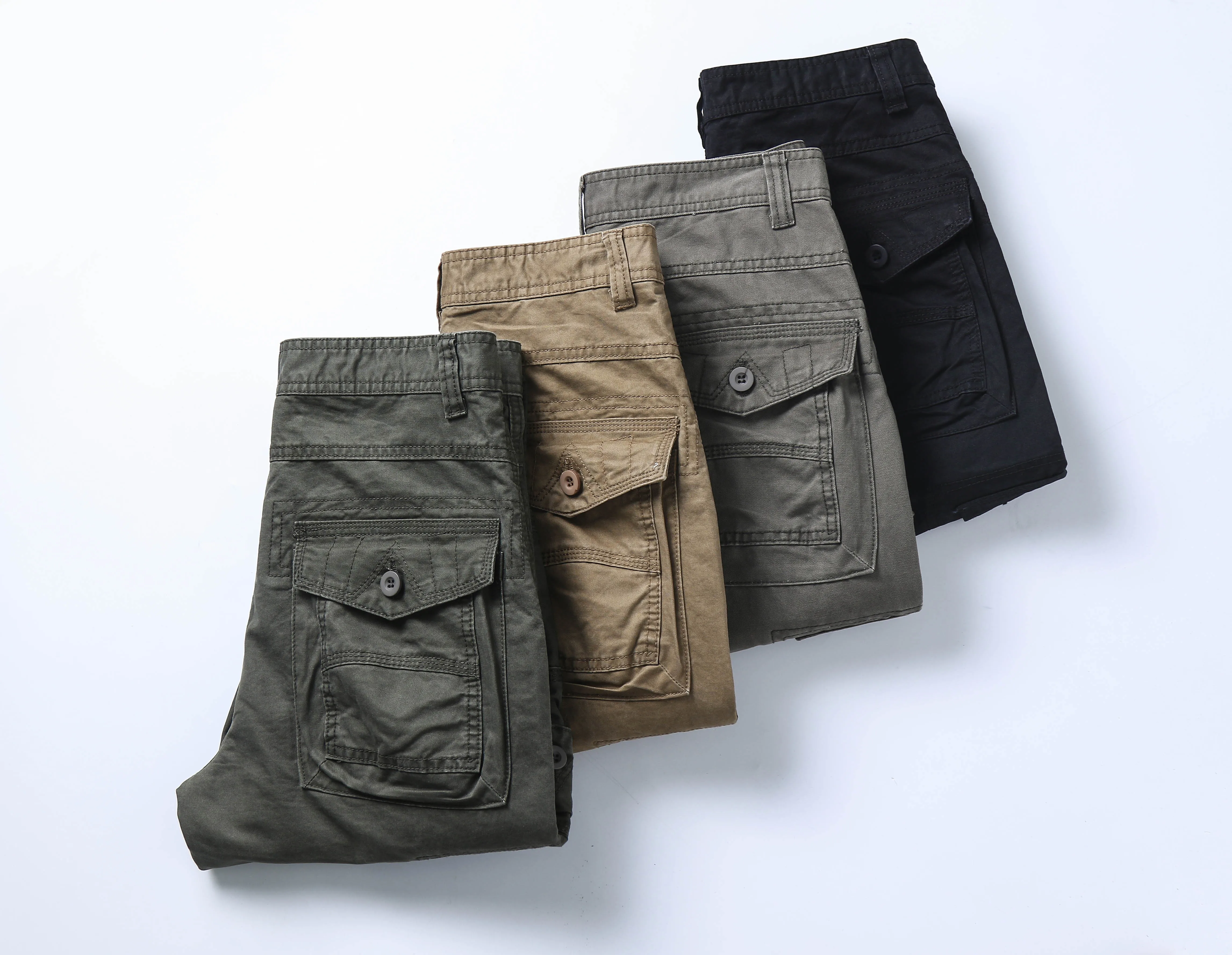Casual pants men's autumn and winter new simple and comfortable fashion men's long pants youth overalls men
