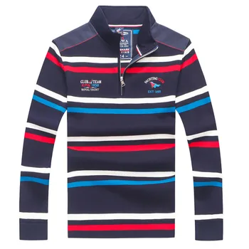 

Tace & Shark Brand Men's Sweater Half Zipper Striped turtleneck Sweaters for Men Knitted Pullovers Christmas Sweater 2019