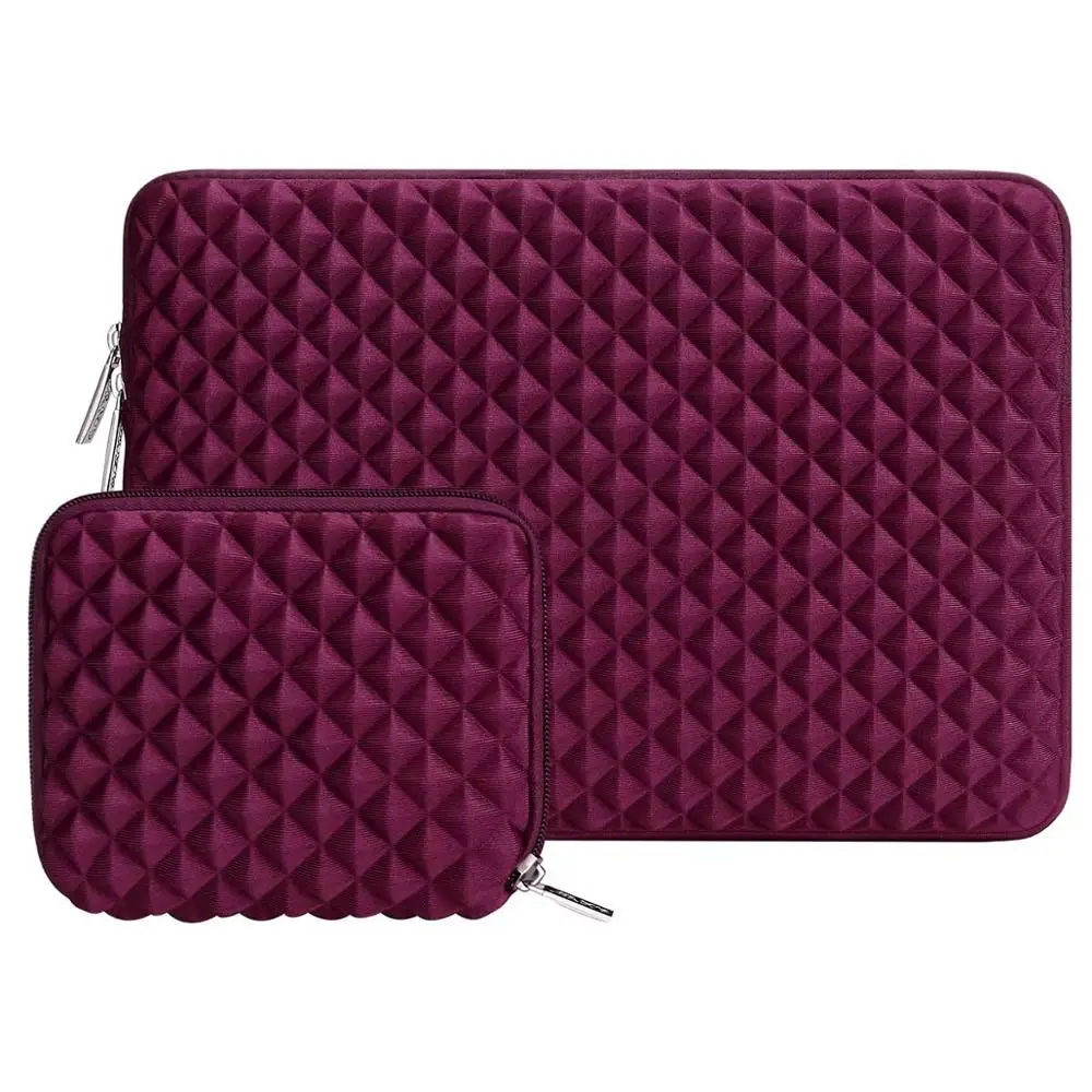 Wine Red MOSISO дизайн водоотталкивающая 11 13 15 дюймов Сумка для ноутбука защитный чехол для ноутбука на молнии чехол для Macbook Pro 13 15 16 - Цвет: Wine Red