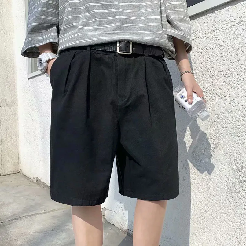 

Summer Bermuda Shorts Men Business Casual Short Pants Man Branded Men's Clothing Shorts Male 2023 Loose Oversize