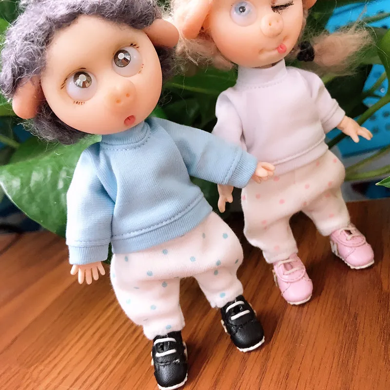 Ob11 детская одежда брюки шаровары красивые узел свинья 1/12 bjd Кукла Одежда Брюки кукла аксессуары подарок на день рождения