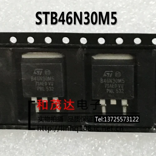 Новые и оригинальные STB46N30M5 B46N30M5 TO-263 NMOS