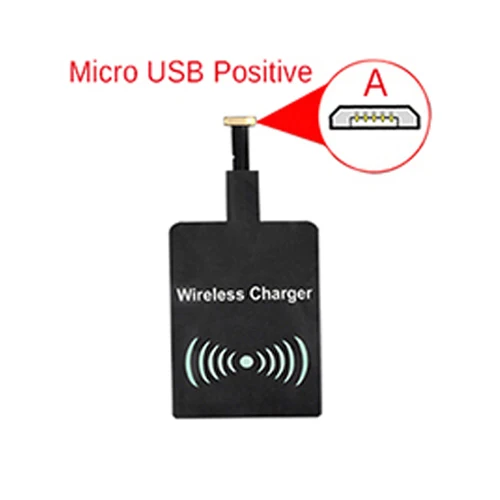 Для iPhone Micro usb type C беспроводной приемник, беспроводной приемник зарядного устройства
