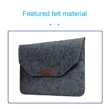 

HAWKEN Laptop Bag Soft Bussiness Wood Felt Sleeve Bag Case For Apple Macbook Air Pro Retina 11 Mac book 13.3 inch