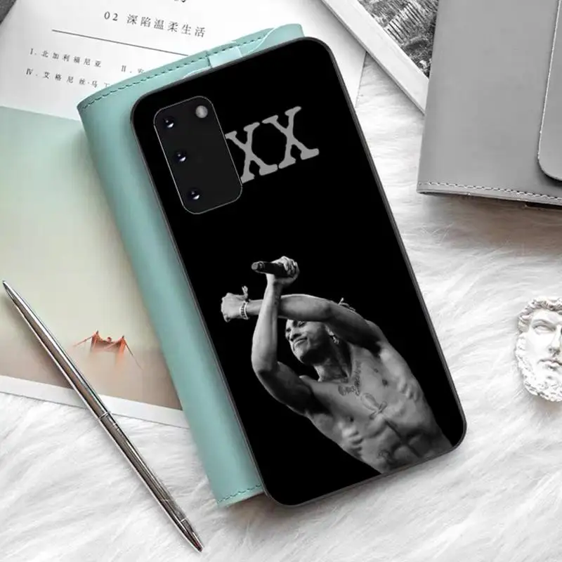 TOPLBPCS Rap Singer Xxxtentacion черный чехол для телефона Samsung S6 S10 5G S7 EDGE S8 S9 S20 PLUS S10Lite|Бамперы| |