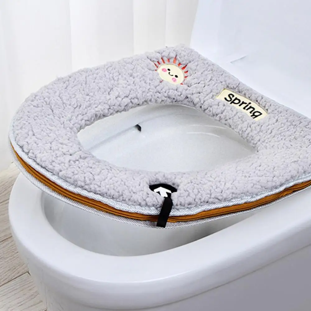 1 шт. туалетное сидение для унитаза крышка бытовой прошитой подошве Теплые зимние