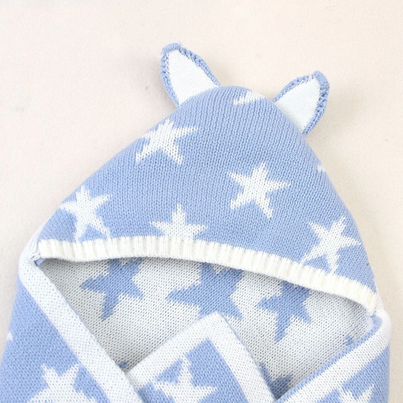 MOTOHOOD Kids Sleepsuit Newborn Baby Wrap Swaddle Blanket Knit Sleeping Bag Stroller Wrap for Baby Swaddle Blanket   (6)