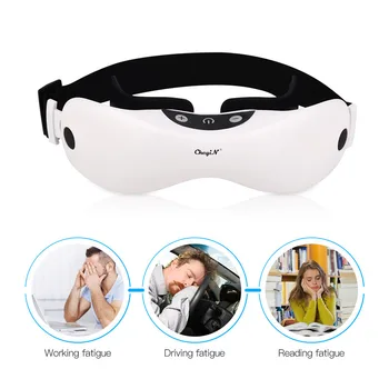 

Rechargeable Eye Massager EMS Acupuncture Massage Anti Fatigue Head Stress Relief Eyesight Protection Dark Circles Removal