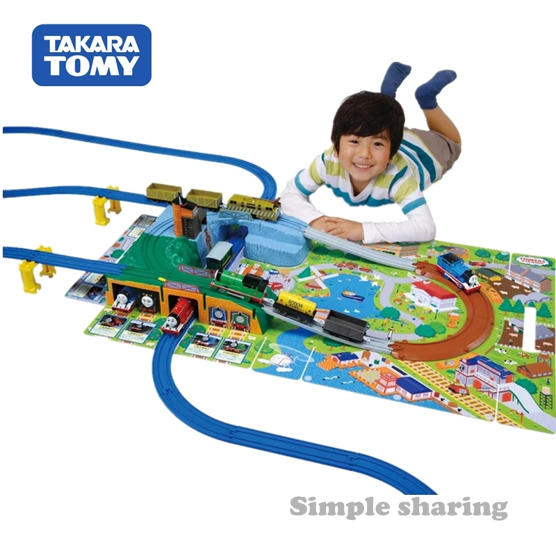 Takara Tomy tomica Plarail двигатель танка выход твердая карта модель комплект литья под давлением горячие детские игрушки забавные детские куклы миниатюрная безделушка
