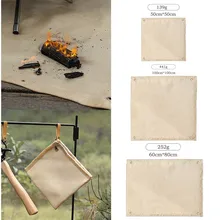

Outdoor Camping Fireproof Mat Grill Stove Mat Portable Barbecue Picnic Mat Flame Retardant Heat Insulation Pad BBQ Equipment