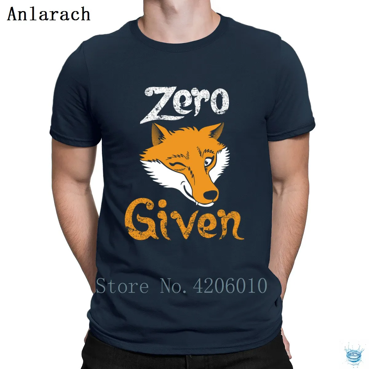 Zero Fox Given Wordplay Pun Apathy Indifference футболка сумасшедшая Хлопковая мужская футболка с принтом летняя стильная анларовая Юмористическая футболка