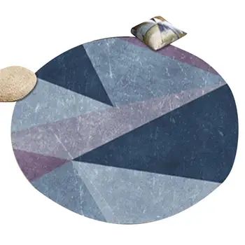 

Modern Home Living Room Tea Table Bedroom Bedside Bed Simple Nordic Round Carpet Mat 80 * 80CM Home textile products