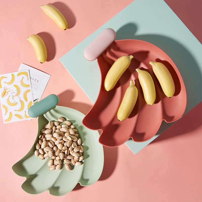 Candy Tray Fruit Snack Tray Plastic Fast Food Baskets Christmas Serving Platter French Fries Xmas Gift Dinner Home Tableware
