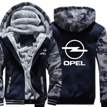 

Winter male new arrived casual Opel Sweatshirt men Hoodies zipper Thicken coats winter male warm jackets