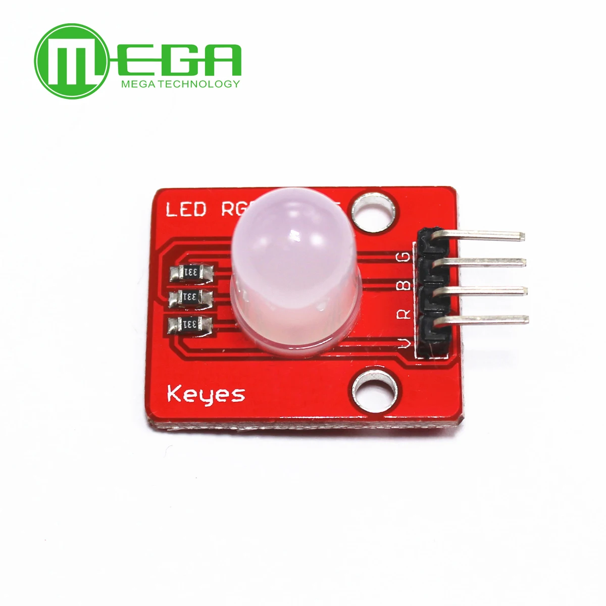 Светодиодный RGB модуль 10 мм светильник излучающий диод для Arduino STM32 5V M92 Diy