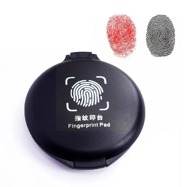 Fingerprint Ink Pad And Ink Pads For Stamps, Thumbprint Ink Pad For Office