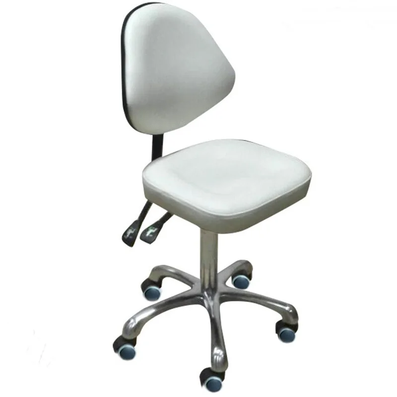 

Beauty Stool Chair Back Support Dentist Doctor Medical Office Salon Spa Tattoo Equipment Hydraulic Adjustable Rolling Stool