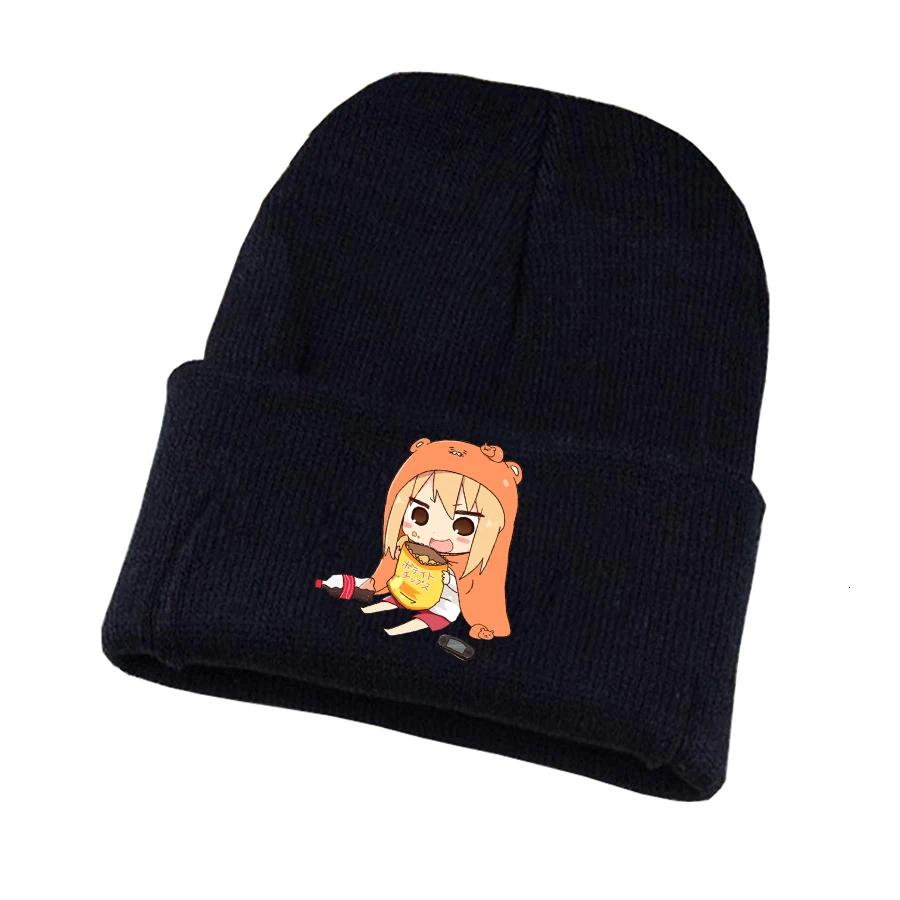 Аниме Himouto! Umaru-chan вязаная шапка для косплея унисекс с принтом для Взрослых Повседневная хлопковая шапка для подростков зимняя вязаная шапочка