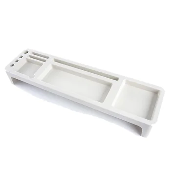 

Plastic Office Storage Rack Desk Organizer Table Stationery Holder Desktop Organizer for Computer/Keyboard/Textbooks/Pad/Phone