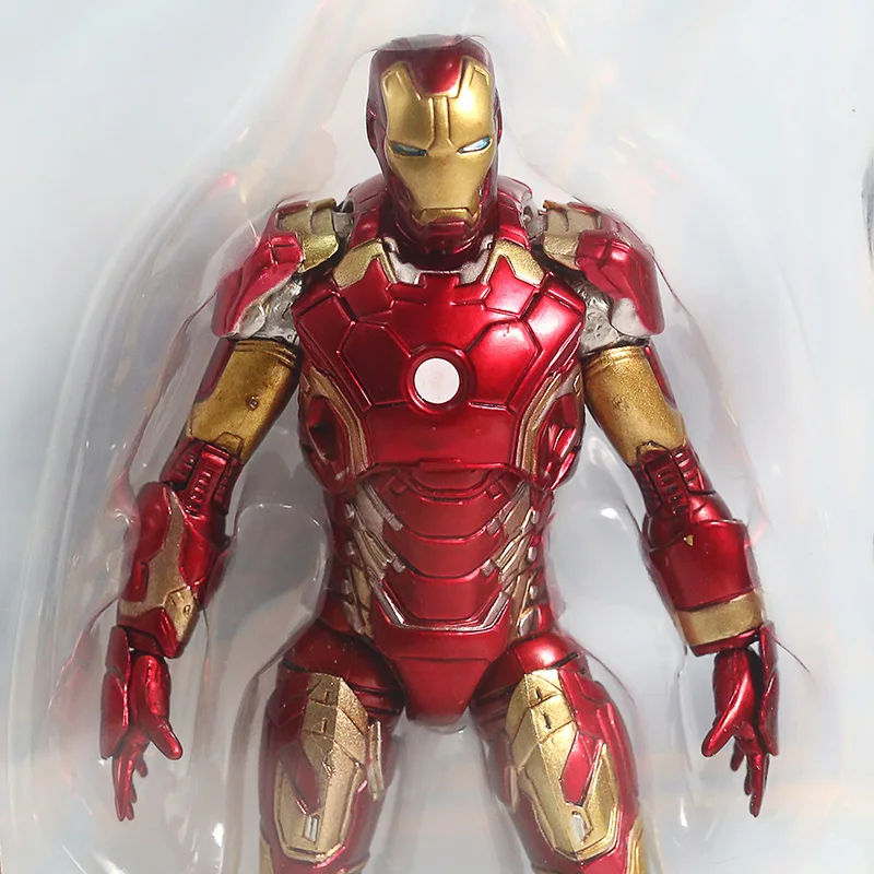 Marvel выбор бесконечная серия Железный человек Mark MK43 XLIII Armor ПВХ фигурка Коллекционная модель игрушки
