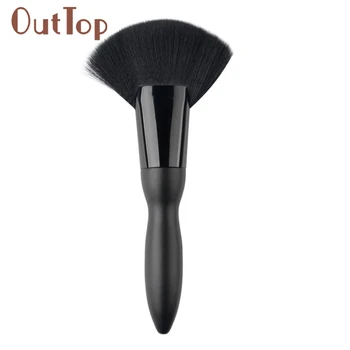 

OutTop Newly 1 PC Makeup Fan Imported Nylon Goat Hair Blush Face Powder Foundation Cosmetic Brush Dropship 05.08