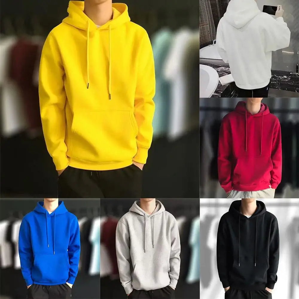 solid hooded sweatshirts