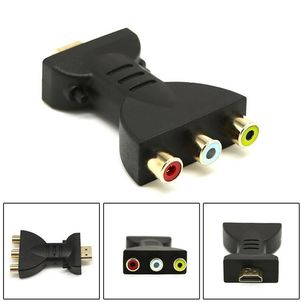 AV цифровой сигнал HDMI к 3 RCA аудио адаптер компонентный конвертер видео
