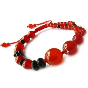

Light-up Natural Red Agate Bracelet