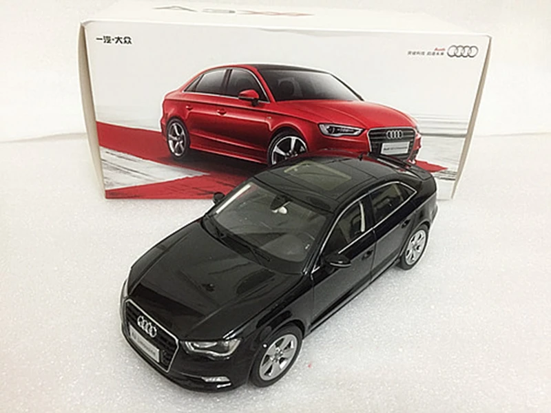 Белый/черный 1:18 Модель автомобиля Audi A3 2012 Седан сплав мини автомобиль миниатюрный автомобильный подарок коллекция