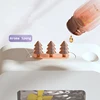 Portable Air Humidifier 450ml Cute Wireless Rechargeable USB Essential Oil Aroma Diffuser With Color Light For Home Office Car 6