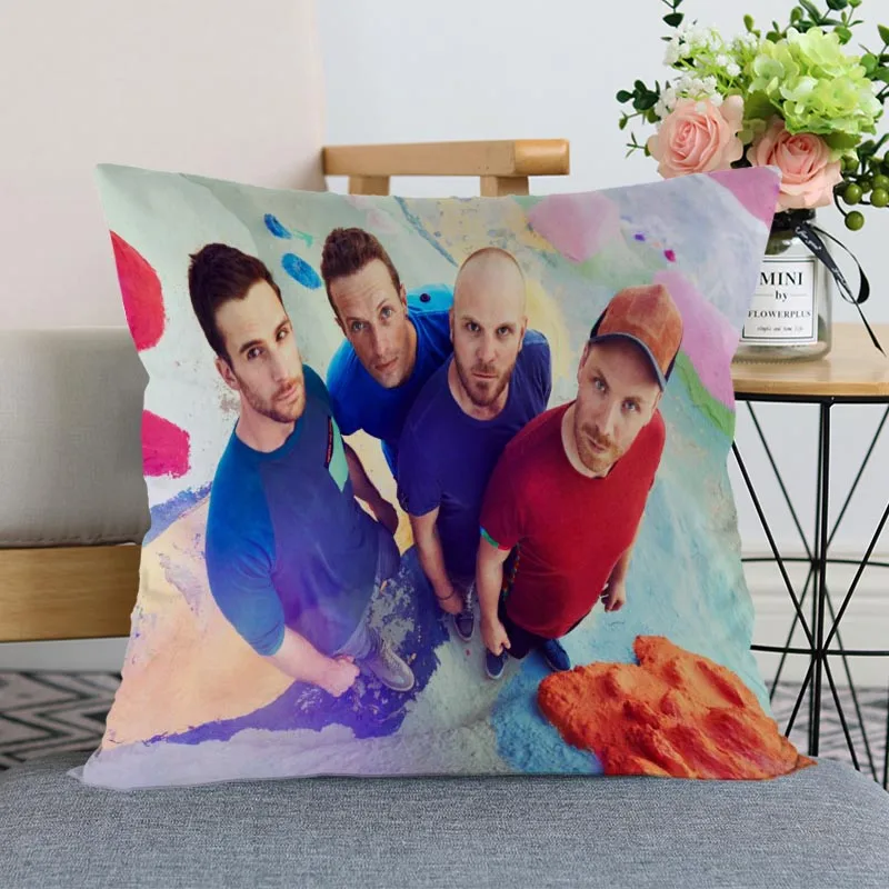Хороший Coldplay Band чехол для подушки современный домашний декоративный чехол для подушки 35x35 см, 40X40 см(с одной стороны) для гостиной наволочка