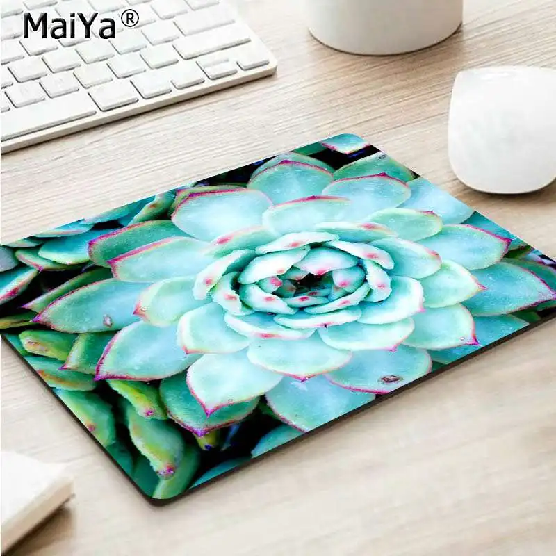 MaiYa сочные Splendor типа сделай себе сам дизайн игровой с узором коврик для мыши с изображением резиновая PC компьютерный игровой коврик для мыши - Цвет: No Lock Edge18x22cm