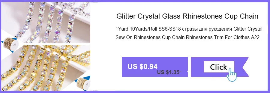 rhinestones cup chain crystal-14