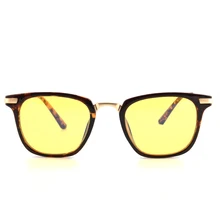 Gudzws металлический мост храма лучей Блокировка Анти синий свет очки прямоугольная пластиковая рамка Защита глаз видение от компьютера